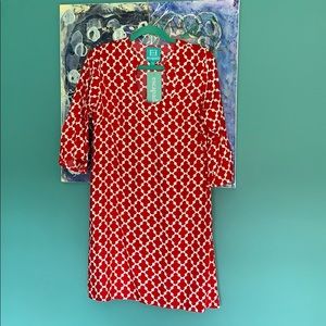 3/4 sleeve Charleston tunic dress size S